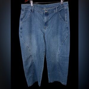 Men’s XXL Baggy Denim Jeans Blue Streetwear Relaxed Fit 40x30